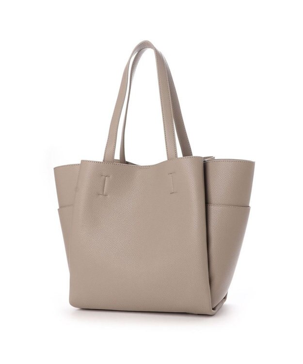 LA BAGAGERIE 【MONICA】収納いっぱいA4トート グレー