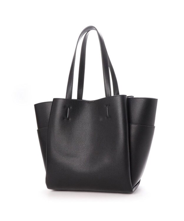 LA BAGAGERIE 【MONICA】収納いっぱいA4トート ブラック