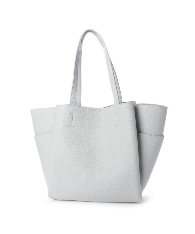 LA BAGAGERIE 【MONICA】収納いっぱいA4トート ライトグレー