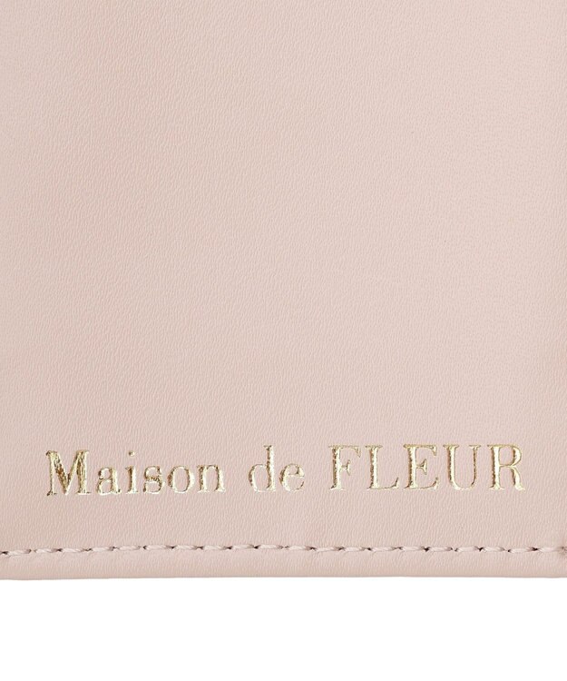 Maison de FLEUR Ｆチャームリボンウォレット Light Pink