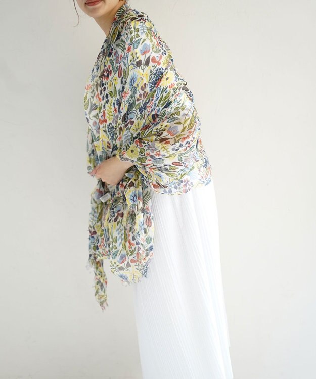 muto スティグリンドベリ ハーバリウム シルクカシミヤストール lindberg white