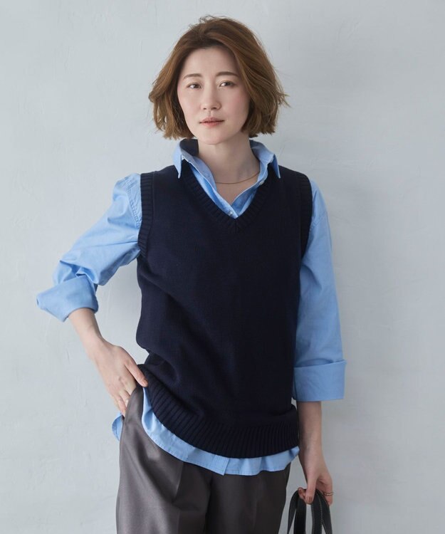 WEGO 【26年春新色登場★】USPOLOBIGシャツ ブルー