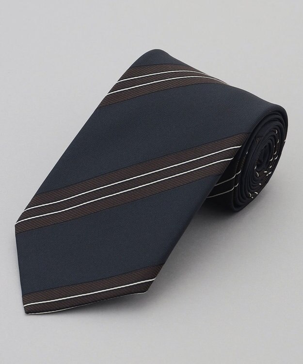 GOTAIRIKU GOTAIRIKU別注【MANTERO/マンテロ】ネクタイ_レジメンタル ネイビー系1