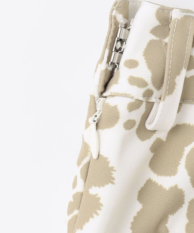 PW CIRCULUS 【WOMEN】【洗える】アニマルプリント バックプリーツ スカート ゴルフウェア レディース ベージュ系5