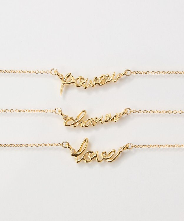 Phoebe ラッキーレターブレスレット(パワー) ゴールド