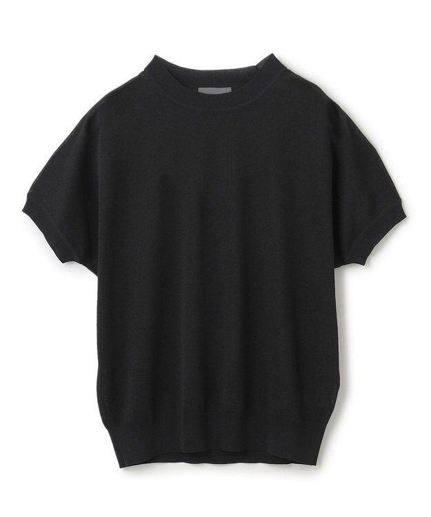 uncrave シアー ニットプルオーバー ブラック