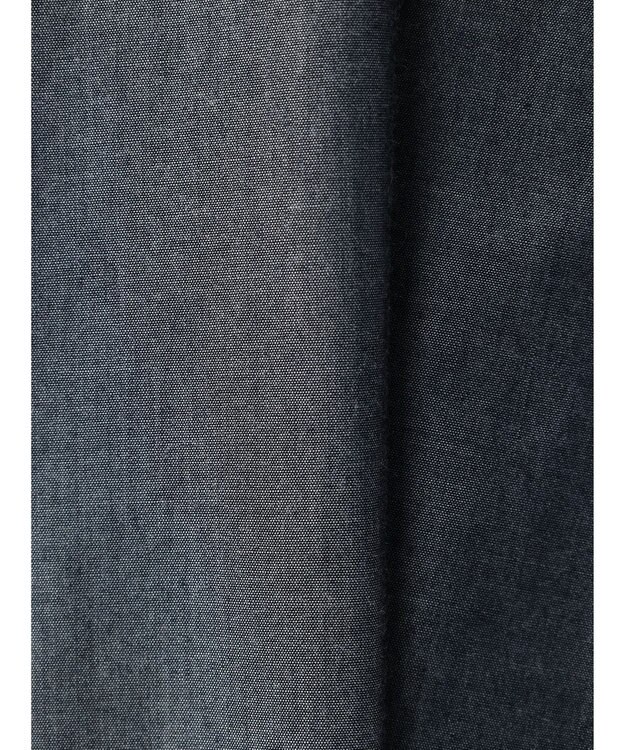 earth music&ecology スタンドフリルシャツ Blue