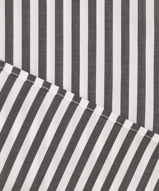 UNFILO 【洗える】イージーケア ボリュームスリーブブラウス ブラック系