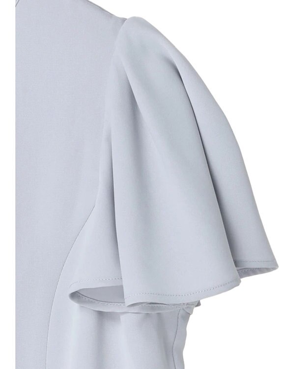 earth music&ecology ラッフルブラウス Light Gray