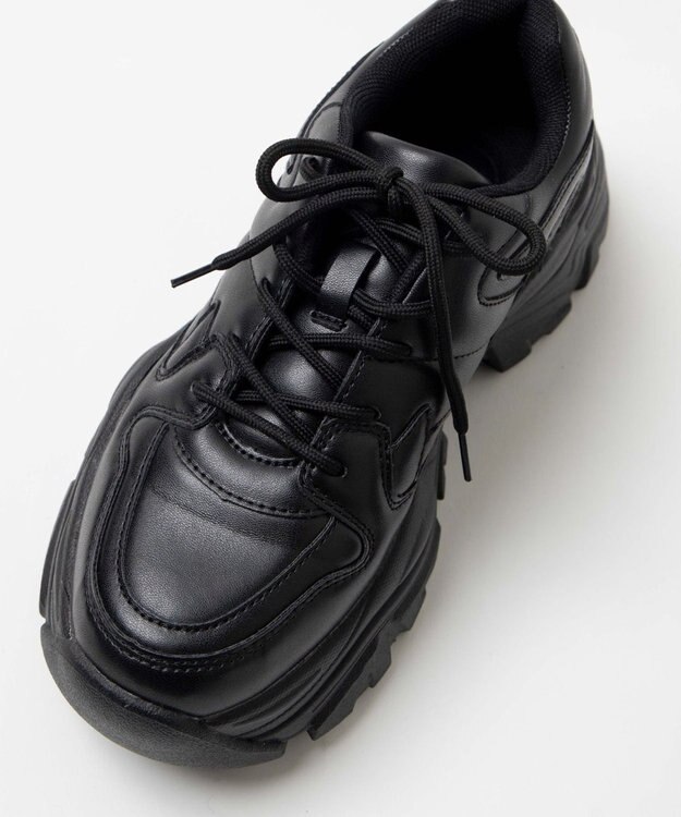 WEGO 厚底ダッドスニーカー ブラック