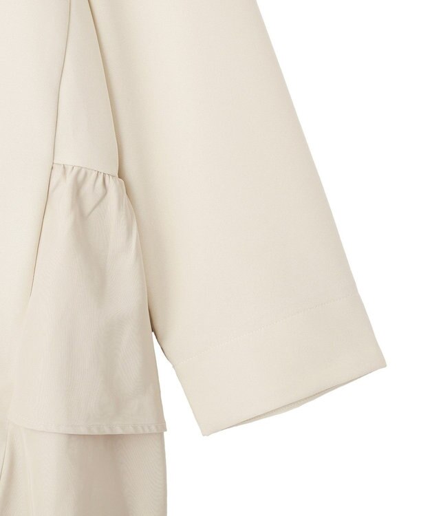 YECCA VECCA 【2点SET】バックフリルデザインセットアップ Ivory