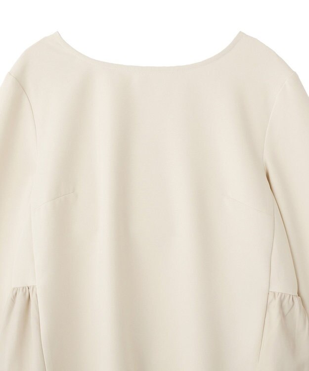 YECCA VECCA 【2点SET】バックフリルデザインセットアップ Ivory