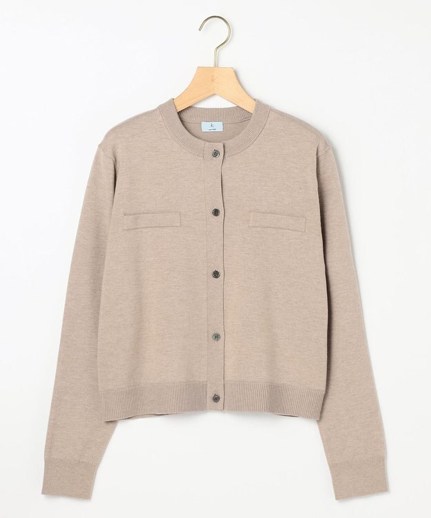 組曲 S ニューシックニット カーディガン ベージュ系