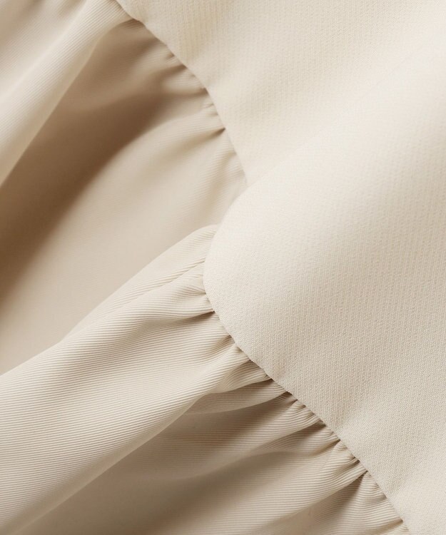 YECCA VECCA 【2点SET】バックフリルデザインセットアップ Ivory