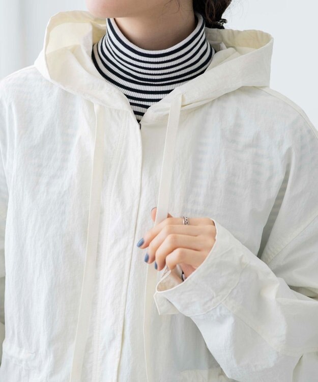 WEGO ナイロンスノーパーカー オフホワイト