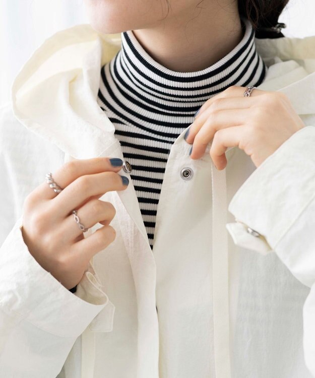 WEGO ナイロンスノーパーカー オフホワイト