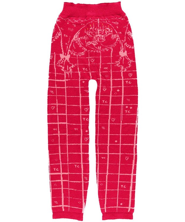 tsumori chisato SLEEP ツモリチサト 毛パン 足首丈 あったか レディース UEY663 /ワコール レッド