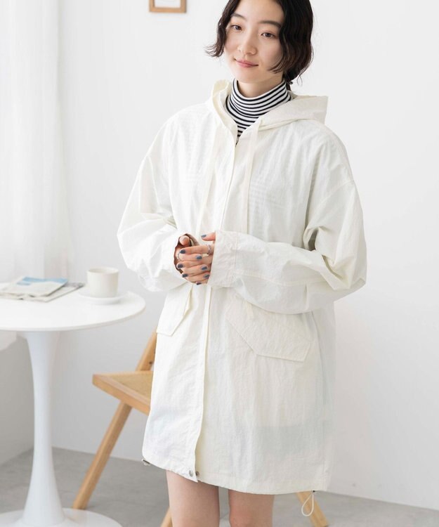 WEGO ナイロンスノーパーカー オフホワイト