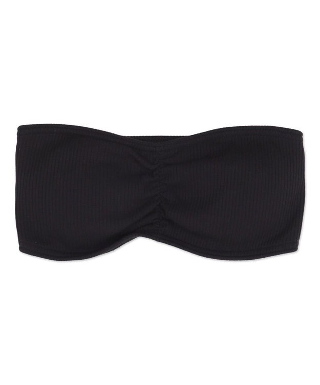 WEGO 【カップ付きインナー】カップ付きブラトップ ブラック