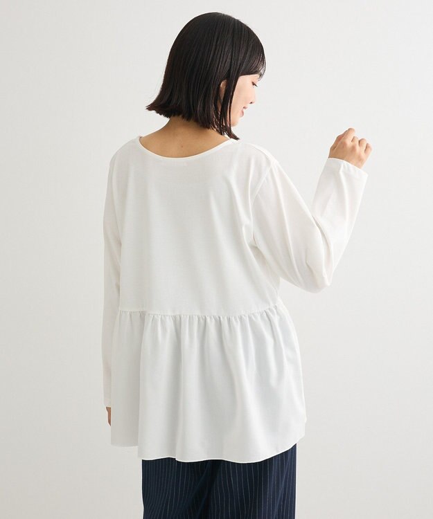 Green Parks 裾フレアホワイトインナー Off White