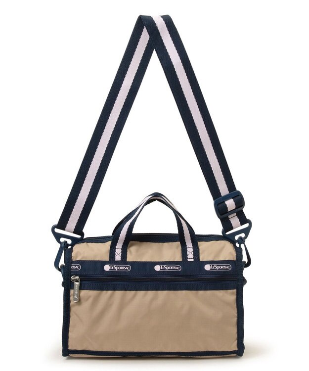 LeSportsac MINI DUFFEL CROSSBODY/スペクテイターボーン/ネイビー スペクテイターボーン/ネイビー