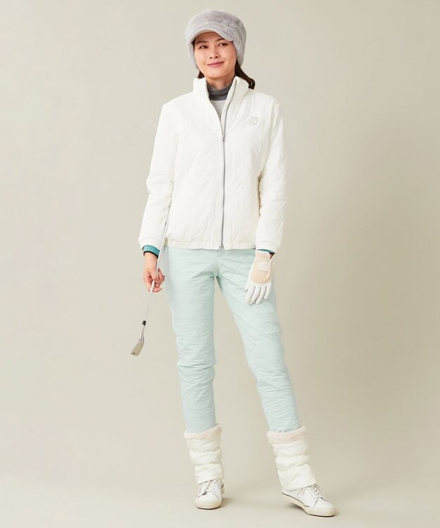 23区GOLF 【WOMEN】イヤーウォーム キャップ ライトグレー系