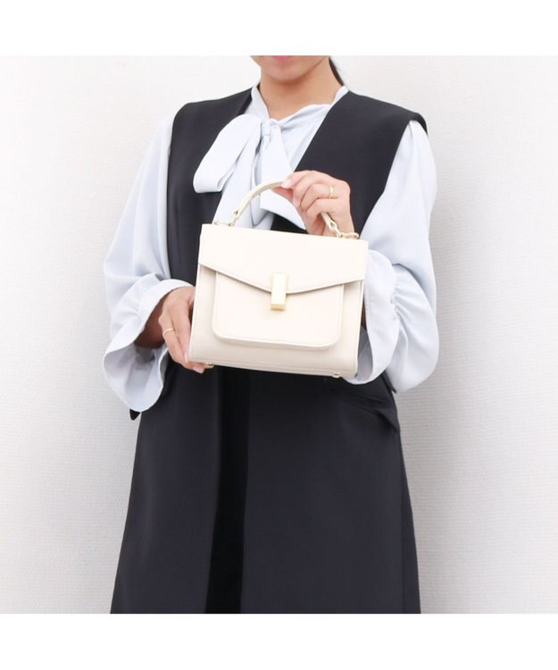 UNBILLION ペルケ perche / カブセロテート2wayショルダー アイボリー