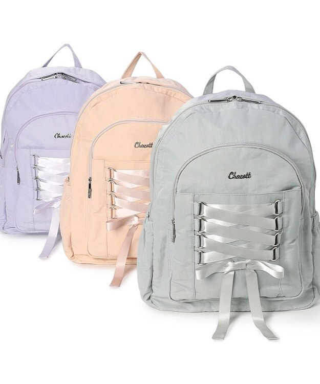 Chacott リボンCOOLバックパック パールグレー