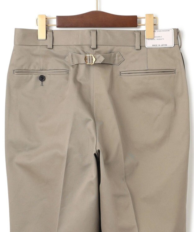 J.PRESS MEN 【J.PRESS ORIGINALS】WEST POINT PIPED STEM TROUSERS / JAPAN MADE カーキ系