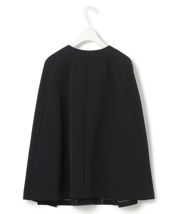 ICB 【洗える・ブラックフォーマル】 TaPeダブルクロス ケープコート ブラック系