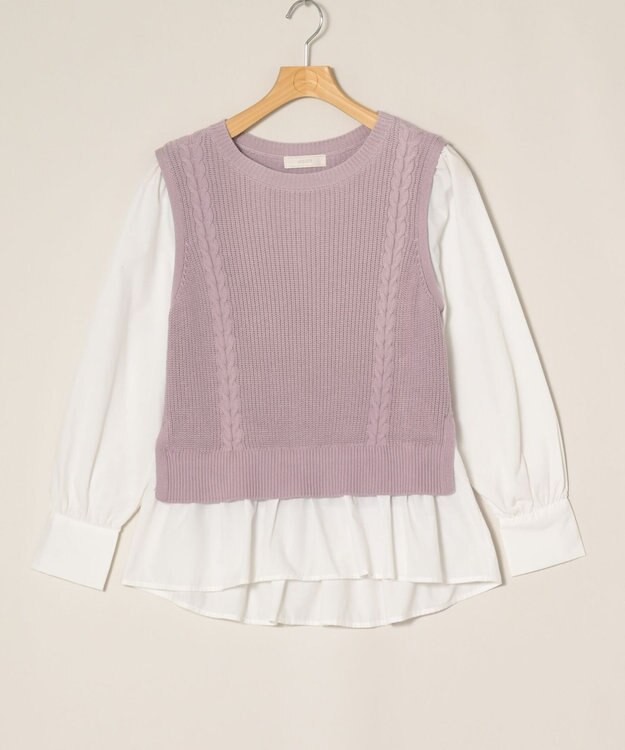 ONWARD Reuse Park 【any SiS】ニット秋冬 パープル