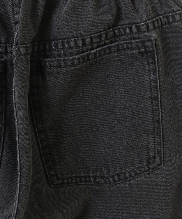 Green Parks ・ＤＯＵＢＬＥ　ＦＬＡＧＳ　サイドリボン刺繍デニ Black