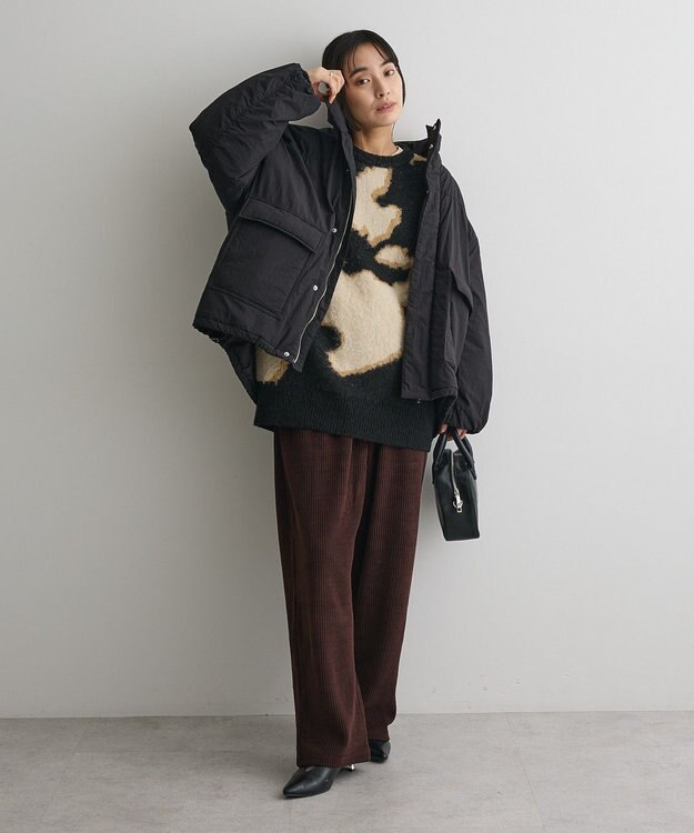 CRAFT STANDARD BOUTIQUE ライト中綿ビッグブルゾン Black