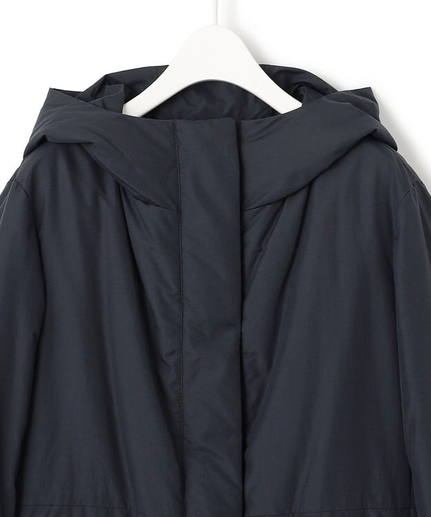 ICB L 【WEB＆一部店舗限定・撥水加工】ADSダウン  フーデットロングコート ネイビー系