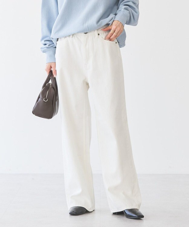 AMERICAN HOLIC ワイドデニム White