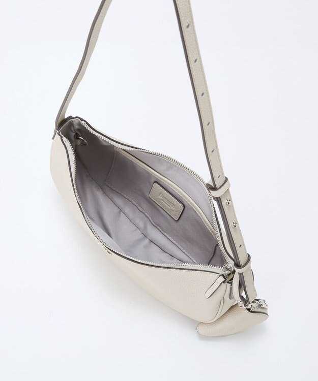 TOPKAPI 【Breath TOPKAPI】シュリンクレザー ハーフムーン ショルダーバッグ / チャーム付き オフ