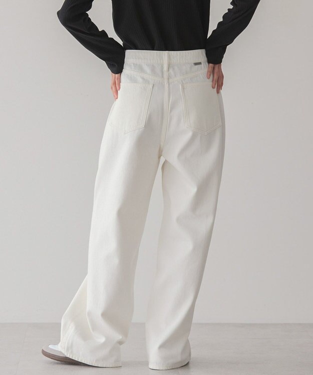 AMERICAN HOLIC ワイドデニム White