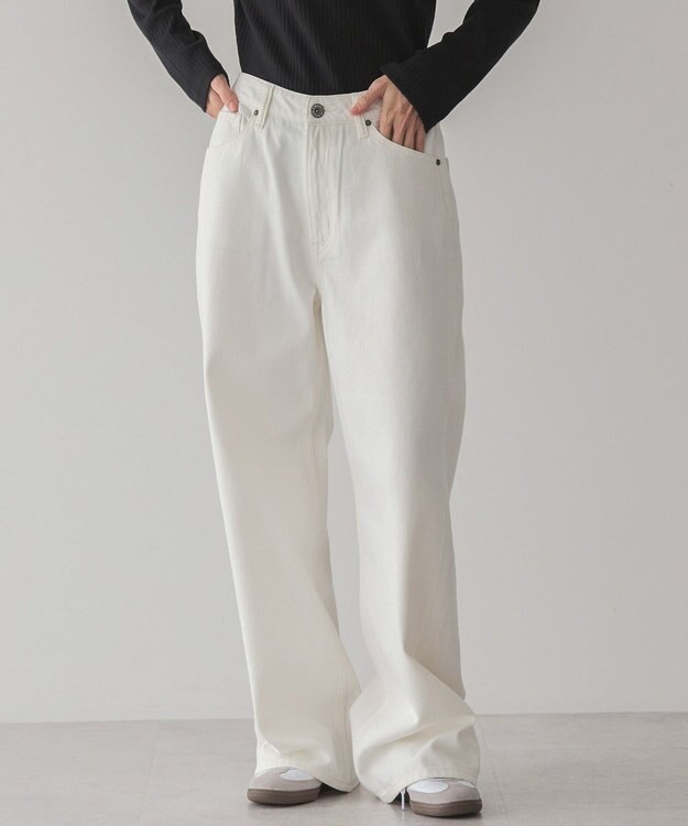 AMERICAN HOLIC ワイドデニム White