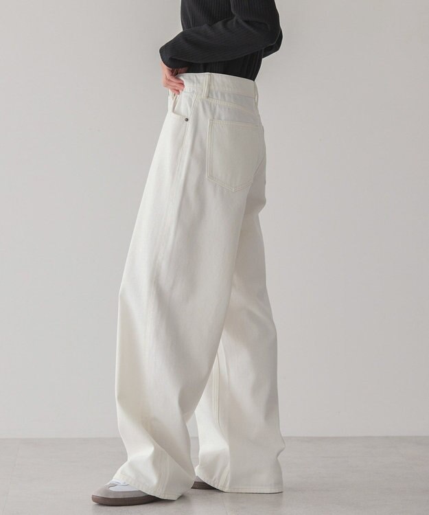 AMERICAN HOLIC ワイドデニム White