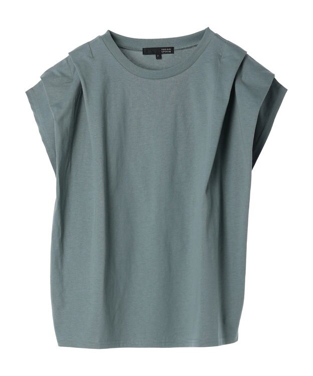 Green Parks ・ＳＵＧＡＲ　ＳＰＯＯＮ【ＣＯＯＬ】ショルダータックＴＥＥ Green