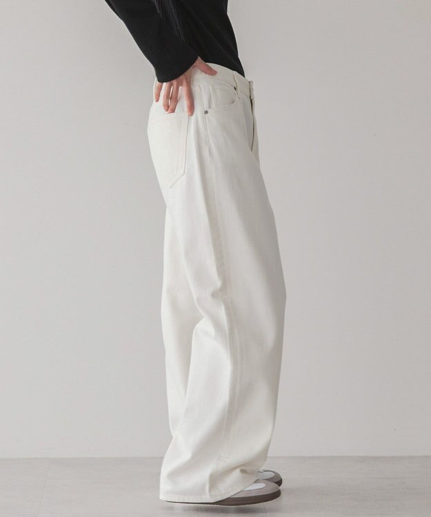 AMERICAN HOLIC ワイドデニム White