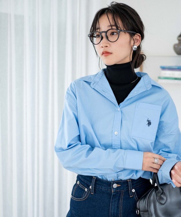 WEGO リブタートルネックニット ブラック