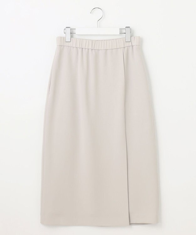 自由区 【セットアップ対応・洗える】トリアセダブルクロス スカート ライトグレー系