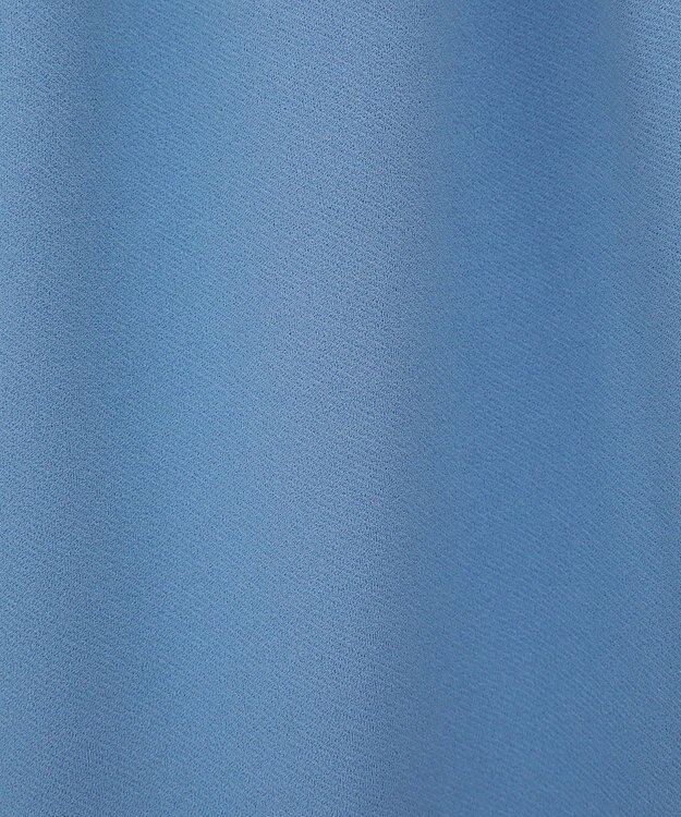 Green Parks きれいシルエット　フラップ付きナロースカート Sax