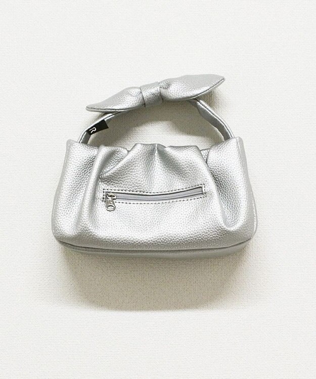 ROOTOTE 6467【直営店限定:ミニショルダー】LT.ベビールー.リボンノット-A 02：シルバー