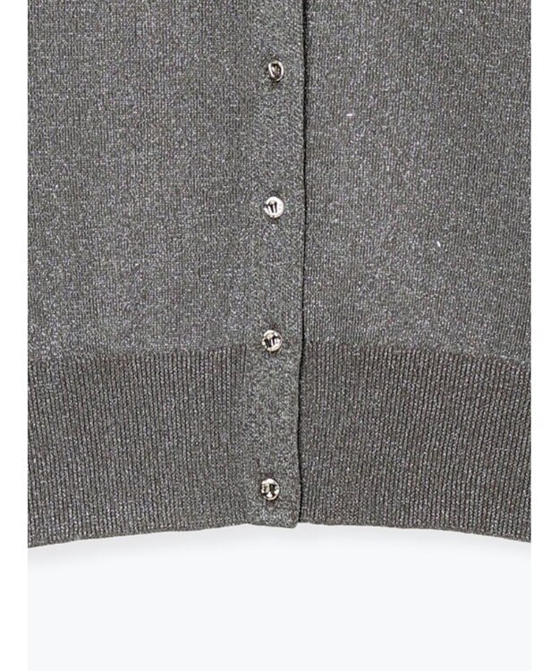 Te chichi ポケットデザインクルーネックカーディガン チャコールグレー