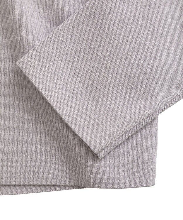 YECCA VECCA 2wayオフショルカラーカーディガン Lavender