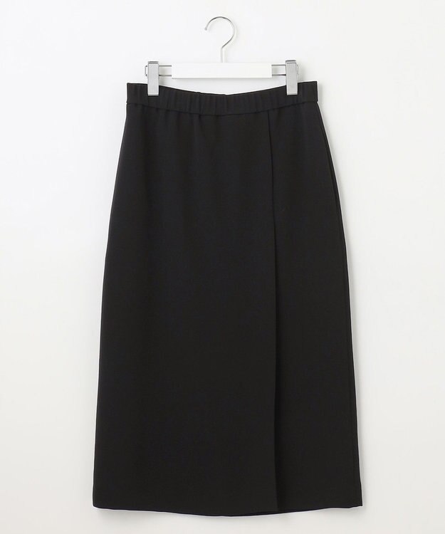 自由区 【セットアップ対応・洗える】トリアセダブルクロス スカート ブラック系