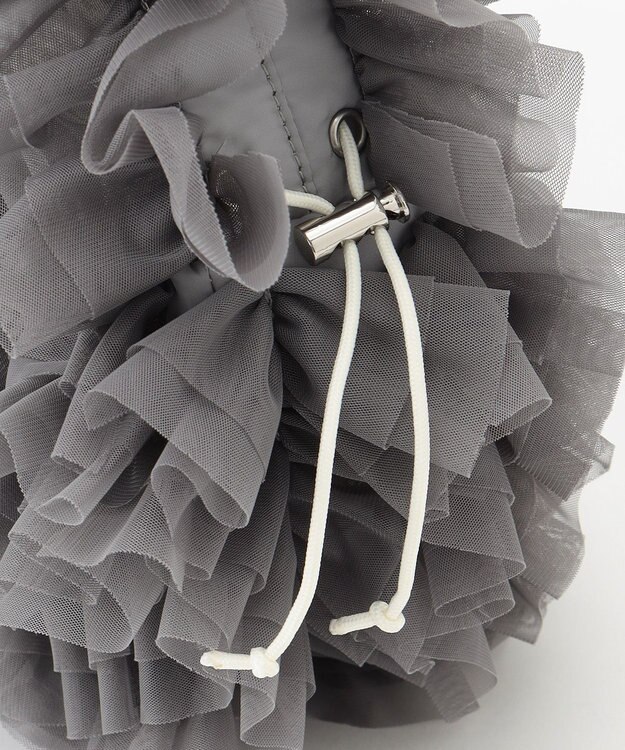 LA BAGAGERIE 【MONICA】シアーチュールドロストバッグ グレー