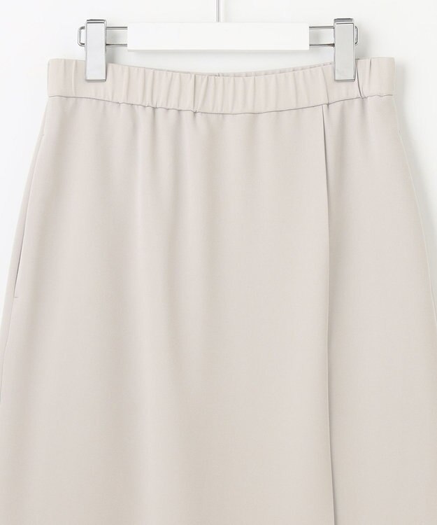 自由区 【セットアップ対応・洗える】トリアセダブルクロス スカート ライトグレー系